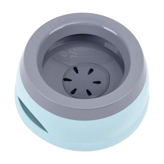 Spill Proof Pet Water Bowl, No Spill Slow Drinking Bowl for Dogs and Cats, Vehicle Car Travel Water Bowl with Floating Disk Design, Non-Slip Splash-Free Basin, Multicolor