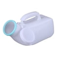 thumbnail image 1 of WETLA Spill-Proof Urinal for Men - 40oz/1200ml Portable Male Urinal with Leakproof Cap, Reusable Bedside Urine Bottle for Elderly, Bedridden, Travel & Home Care (White), 1 of 6