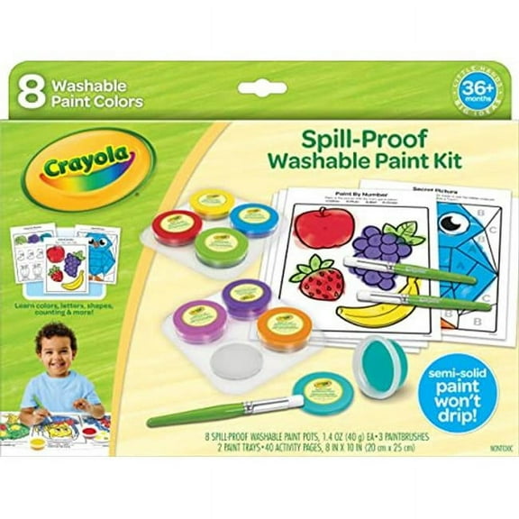 Spill Proof Washable Paint Set