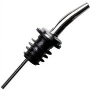 Spill Stop Chrome Tapered Pourer Dispenser Spouts with Poly-Kork, 12-Units