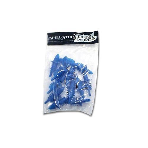 Spill-Stop Manufacturing Company Medium Blue Plastic Pourer Blue Pack of 12