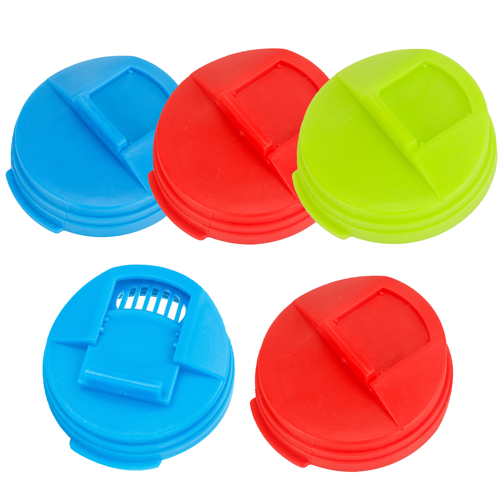 Spillproof Lids for Cans Plastic Beer Bottle Caps Reusable Canning