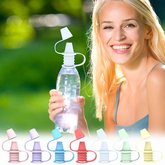 Spill-proof Suction Nozzle Water Bottle,Leakproof Mineral Oil Seals,Durable Plastic Construction for Kitchen Office,Travel Safe,Non-toxic Material,Submersible Design,Oil Water Storage,NCHKUN