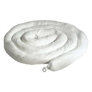 Sorbent Boom, 30 gal, 5 in x 20 ft, Oil, White, 2 PK WB520SN