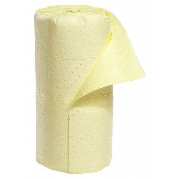 Spilltech Absorbent Roll,Chemical/Hazmat,150 ft. L YRB150M