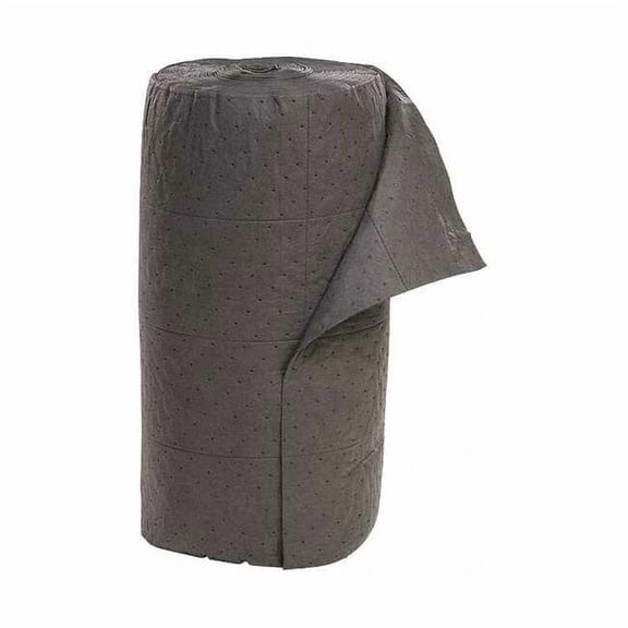 Sorbent Roll, 39 gal, 30 in x 150 ft, Universal, Gray, Polypropylene GRF150M