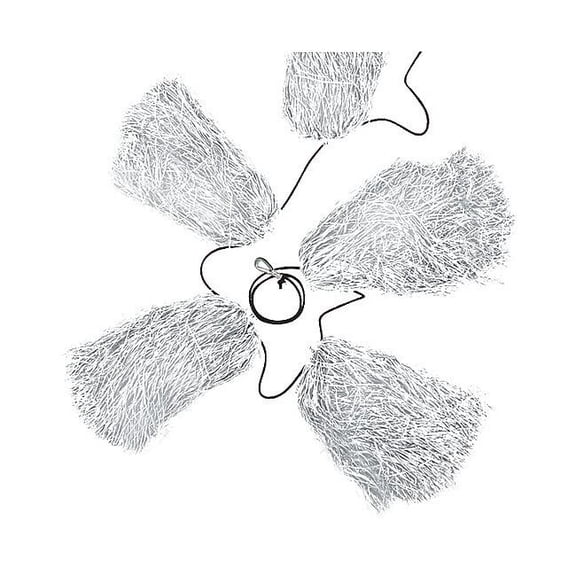 Spilltech Pom Poms, White, Polypropylene, 18" L, 18" W APMPM-R