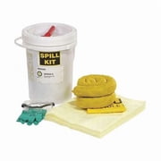 Spilltech Spill Kit,Bucket,Chemical/Hazmat SPKHZ-5