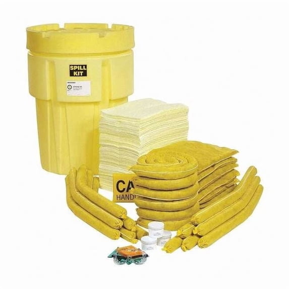 Spilltech Spill Kit,Drum,Chemical/Hazmat,31-3/4" H SPKHZ-95