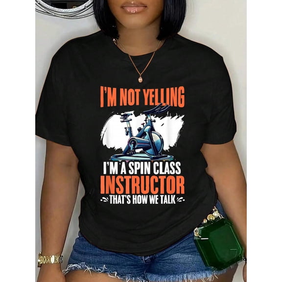 Spin Class Instructor Spinning Workout Cyclist Spin Class T-Shirt