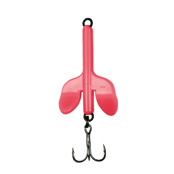 Spin Dart Lures ARROW, Fluorescent Pink, Spinnerbait Fishing Lure