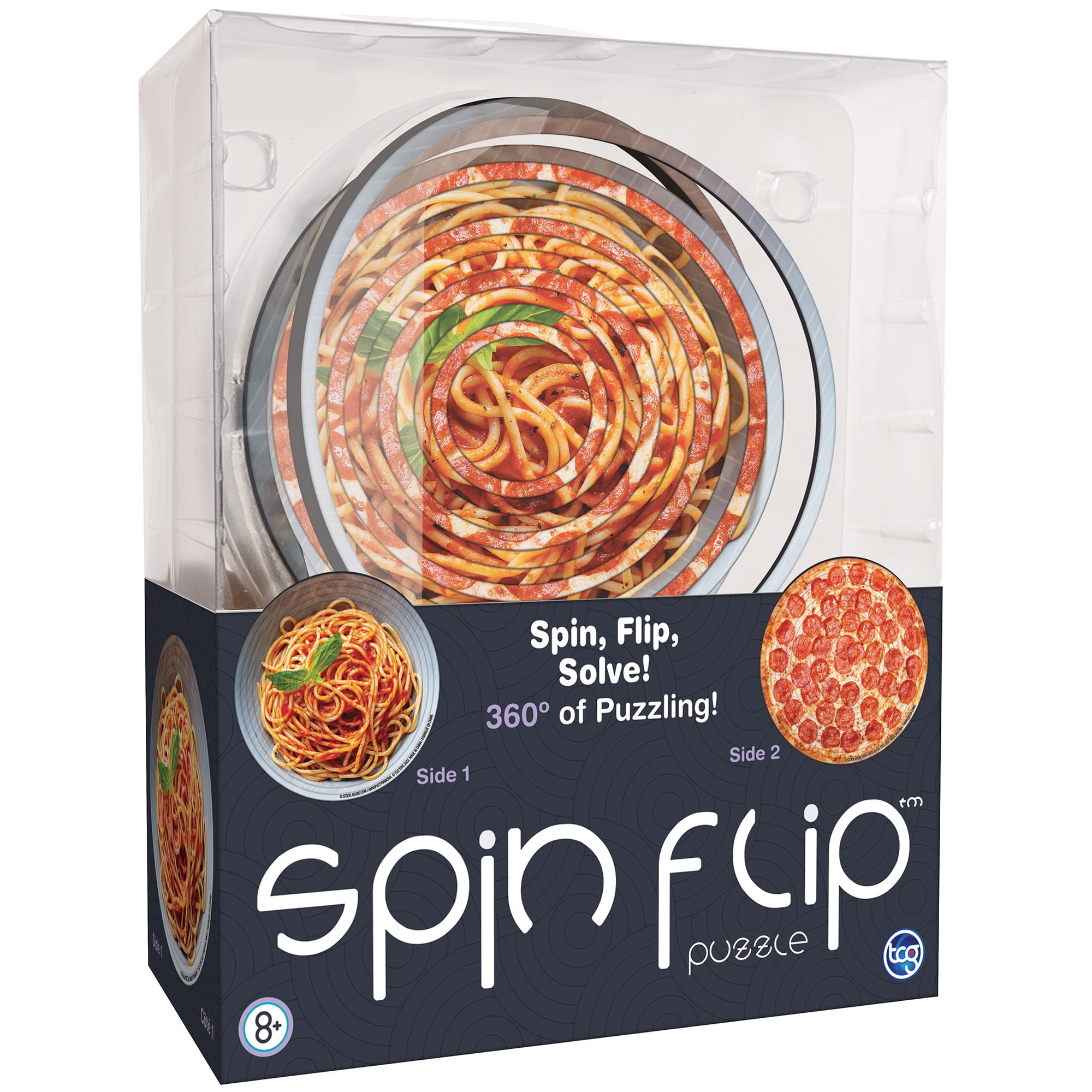 Spin Flip Puzzle: Mama Mia 2L- 14 Rings - 2-In-1: Double-Sided