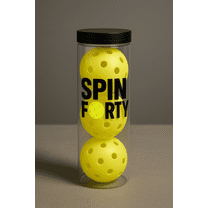 Spin Forty Pickleballs Neon Yellow Seamless 40-hole