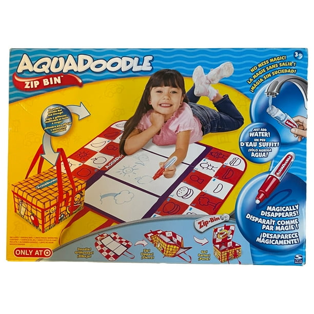 Spin Master Aquadoodle Zip Bin Sketcher Doodler Drawing Mat