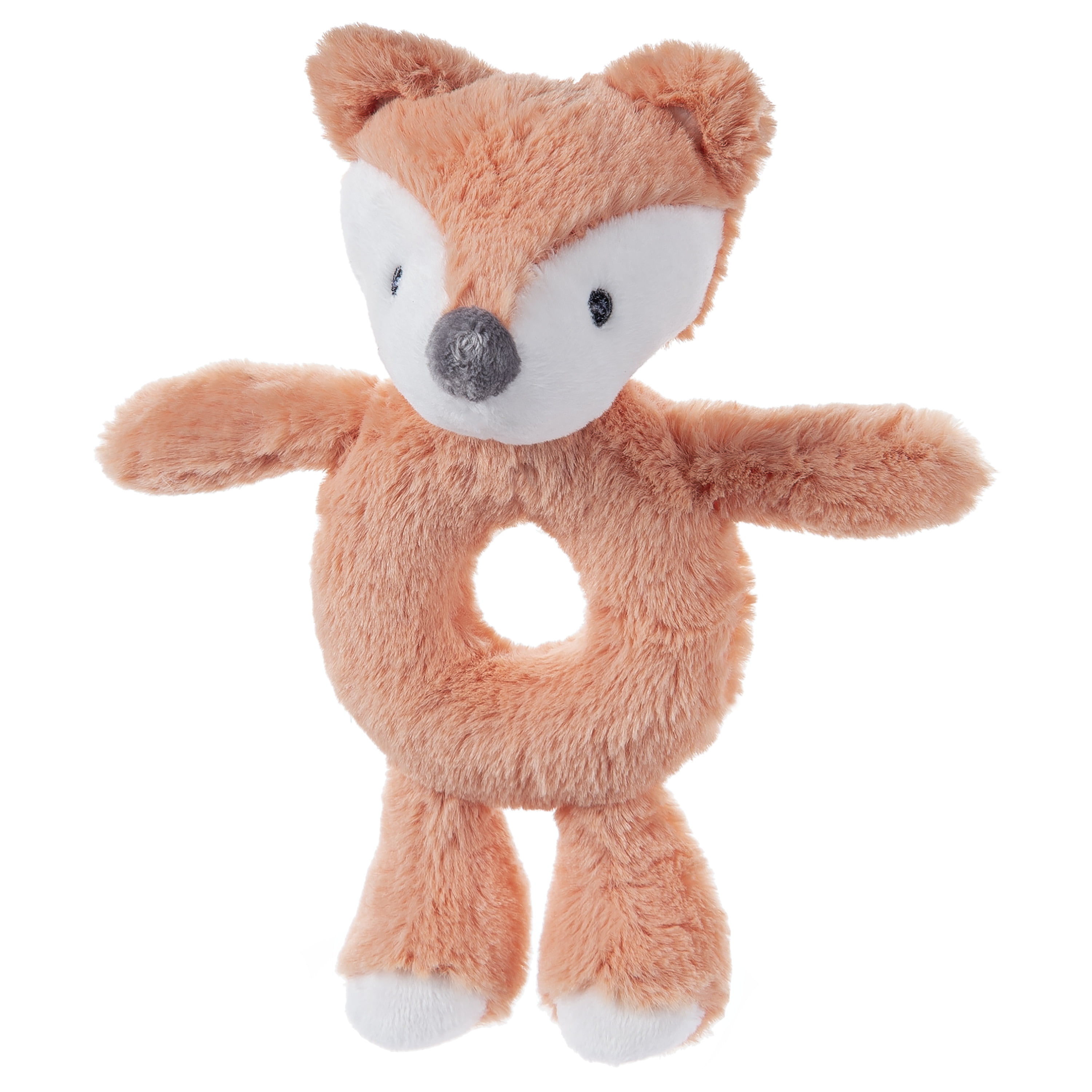 Spin Master Baby GUND Baby Toothpick Emory Fox Rattle Plush Stuffed Animal, Orange, 7.5"