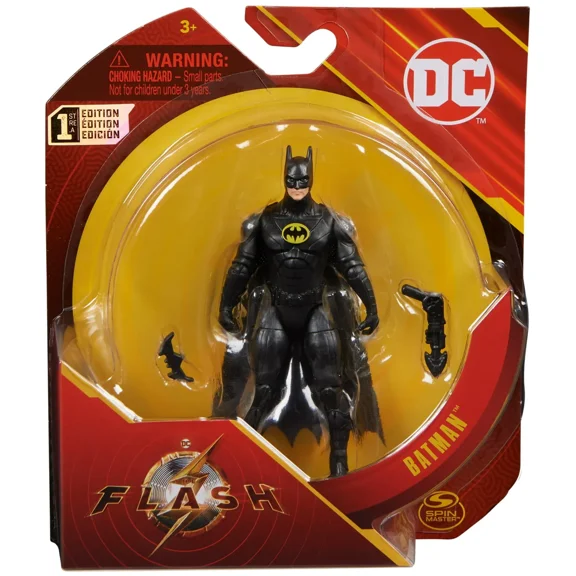 Spin Master - DC Comics Batman 4'' Collectible Action Figure w/ Accessories
