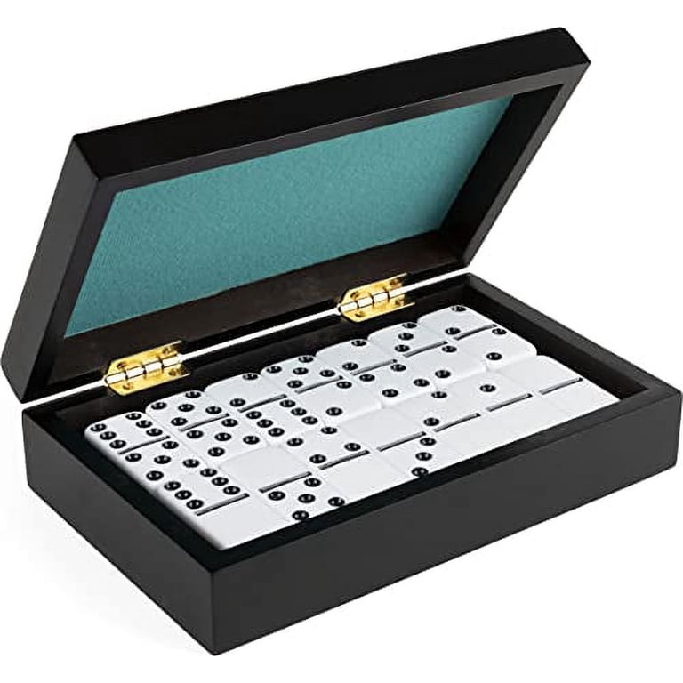 Spin Master Games, Double-Six Dominoes, 28-piece, Deluxe Wooden