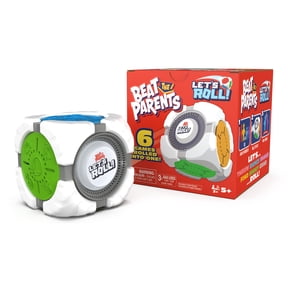 Spin Master Games, Beat the Parents: Lets Roll., 6-in-1 Electronic Game Cube, Fun Activity for Kids, Family Game Night, Interactive Toy, 2-6 Players, for Ages 5 & Up