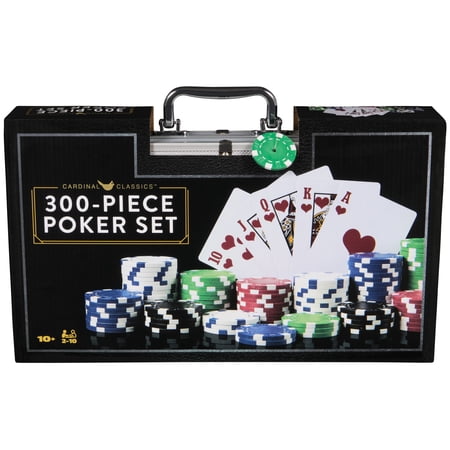 SPIN MASTER GAMES, CARDINAL CLASSICS, 300-PIECE POKER SET...