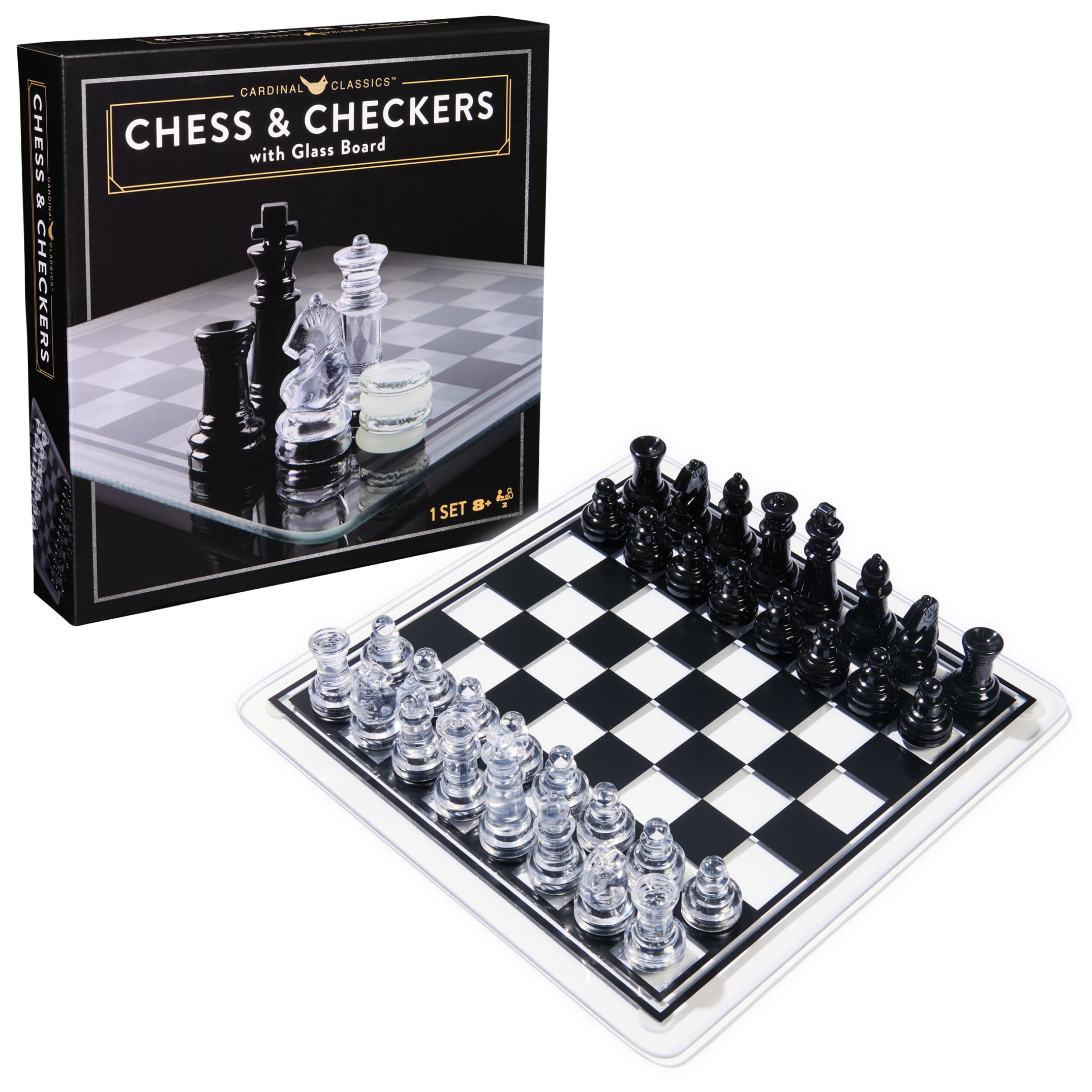 Spin Master Games, Cardinal Classics, Black and Clear Chess