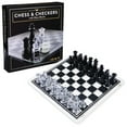 thumbnail interactive-video image 1 of Spin Master Games, Cardinal Classics, Black and Clear Chess, Checkers Set with Glass Gameboard, Ages 8 and up, 1 of 8