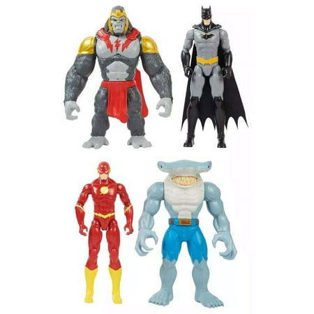 Spin Master Games DC Action Figures, Multicolor, 4 Pack