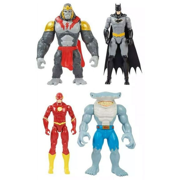 Spin Master Games DC Action Figures, Multicolor, 4 Pack