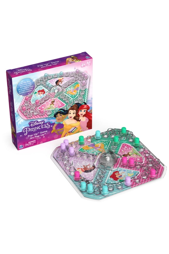 , Disney Princess Pop Up Board Game for Kids Ages 4 and up