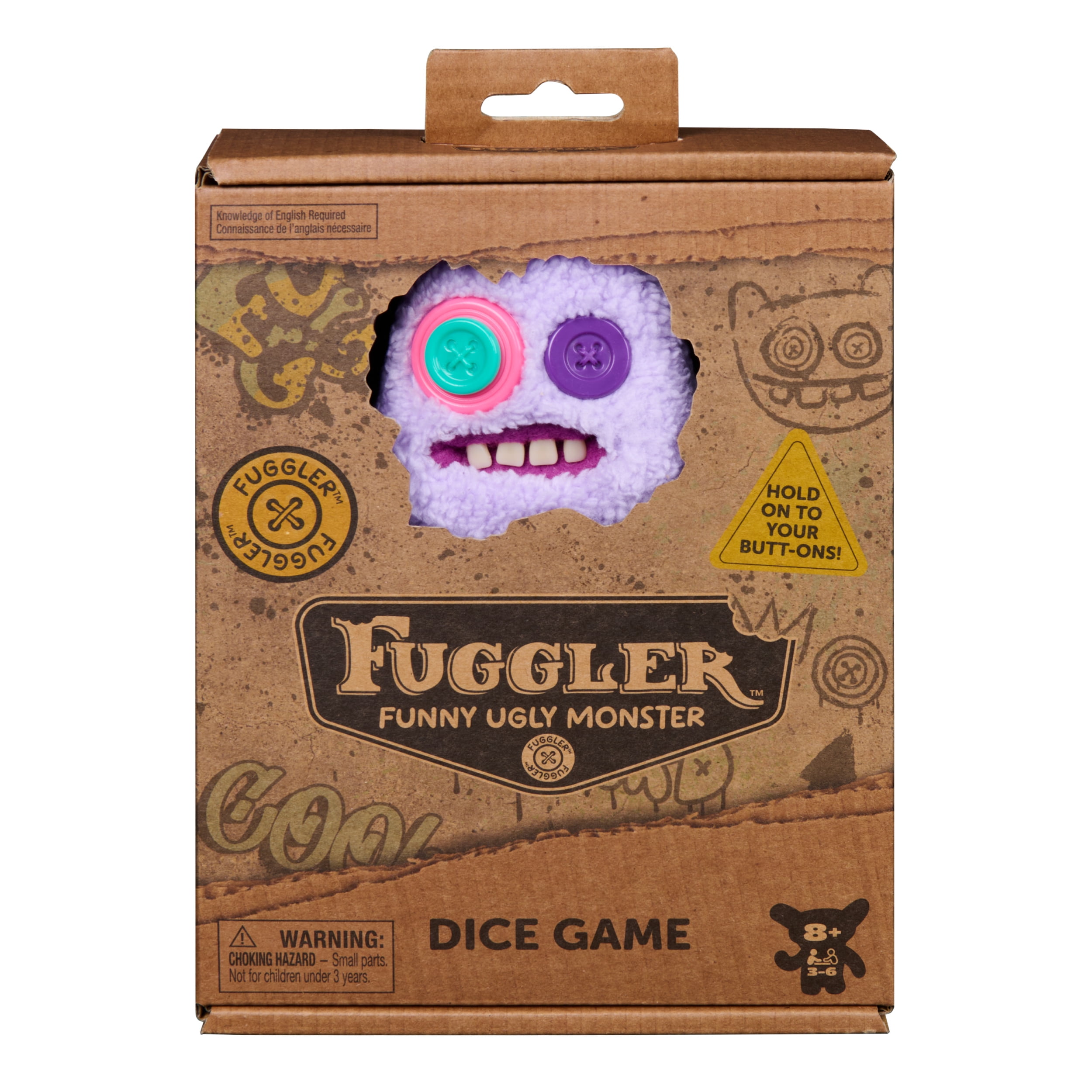 Spin Master Games, Fuggler Dice Game, Button Collecting Dice Rolling ...