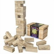 Spin Master Games, Happy Hour Tower, Giant Jumbling Wooden Blocks College Game