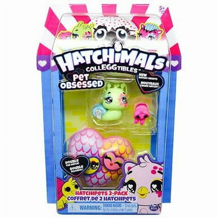Hatchimals CollEGGtibles Pet Obsessed Snailtail and Sloth Green (2 pack) HatchiPets
