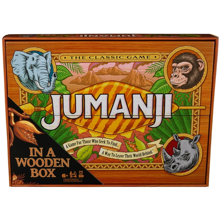 Spin Master Games, Jumanji The Game, Real Wooden Box Edition of