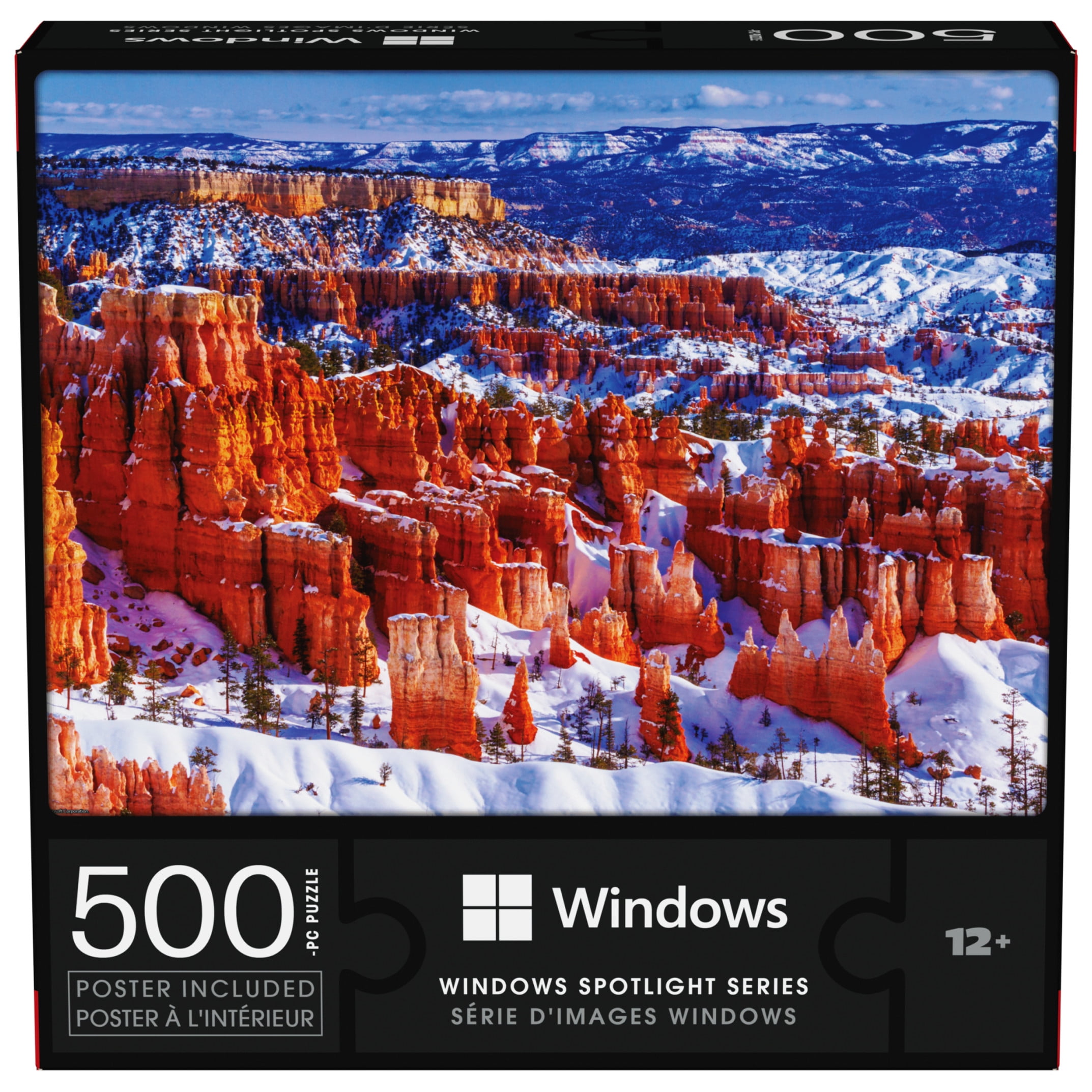 Spin Master Games, Microsoft Windows Spotlight Series 500-Piece Puzzle with Poster, for Ages 8 and up