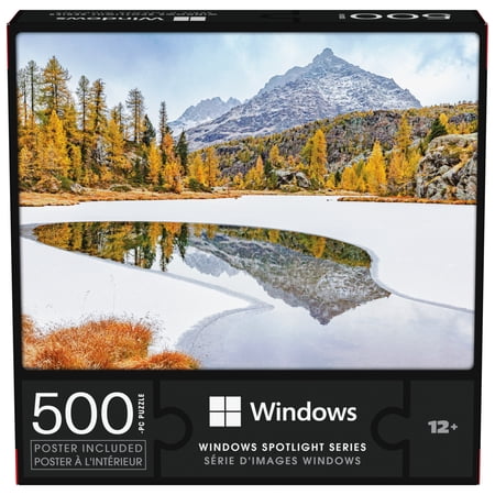 Spin Master Games, Microsoft Windows Spotlight Series 500-Piece Puzzle with Poster, for Ages 8 and up