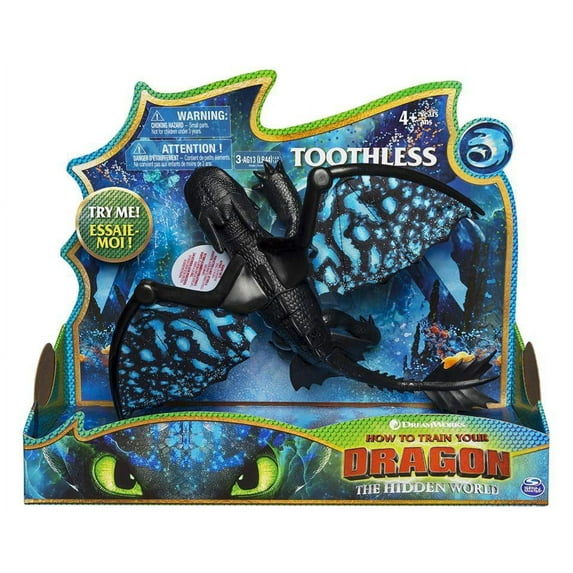 DreamWorks Dragons Toothless Deluxe Dragon with Lights and Sounds Action Figure