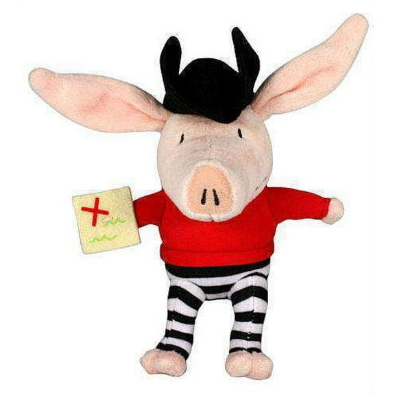 Spin Master Pirate Olivia Pig Stuffed Animal 6 Plush Figure Toy 2010 Nick Jr.7" New