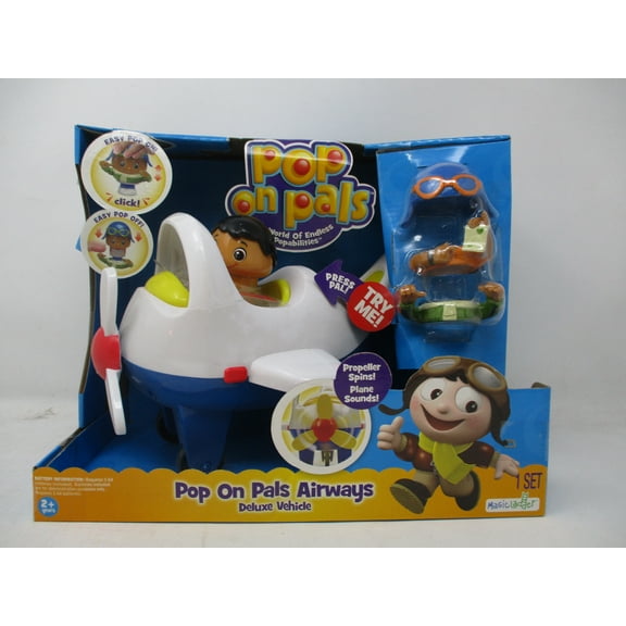 Spin Master Pop on Pals Deluxe Airplane