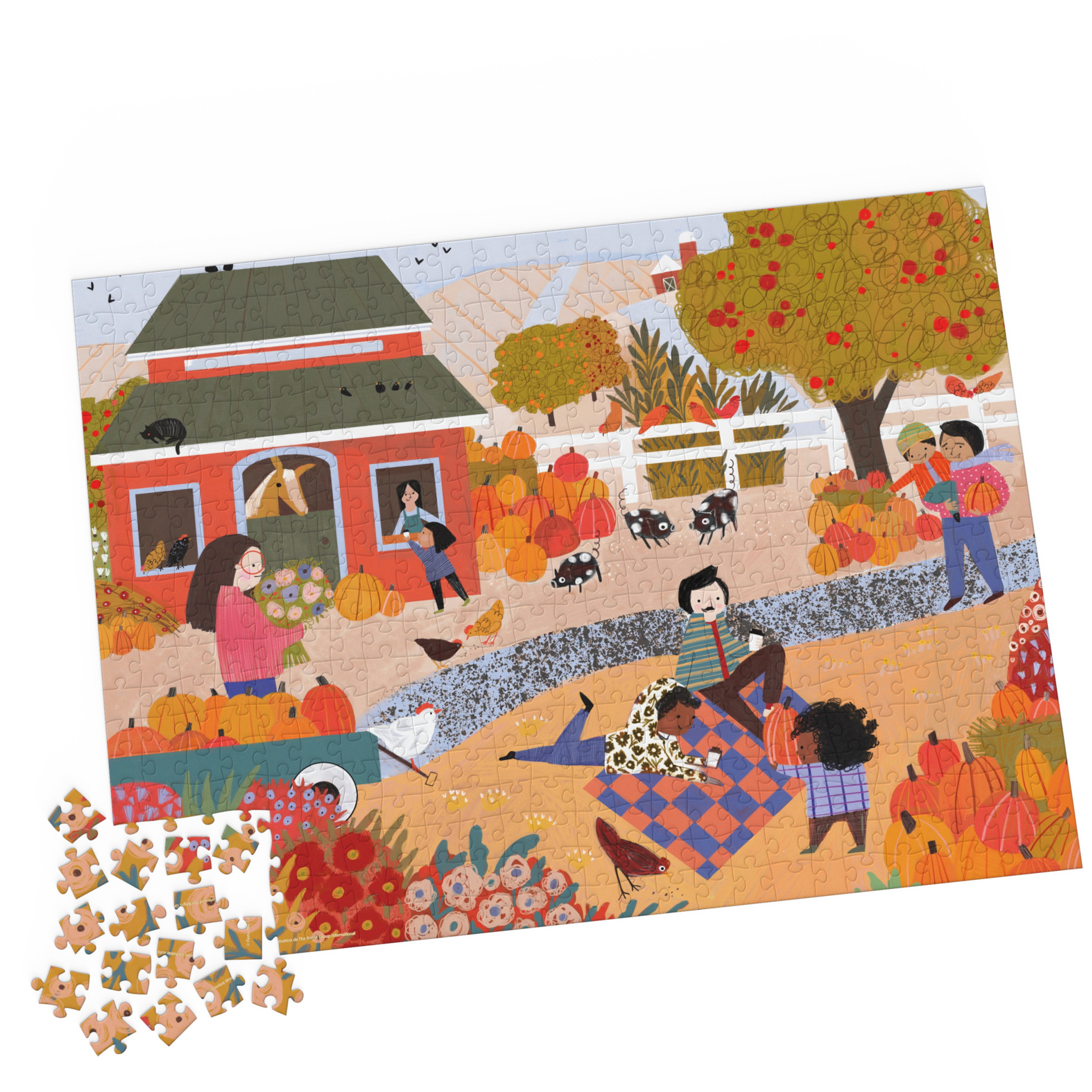 Spin Master Puzzles, Marie's Pumpkin Patch 500 Pieces, for Adults and Kids  Ages 12 and up 