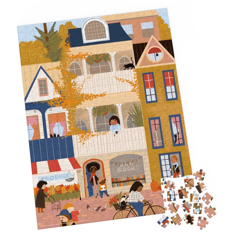 IS18中◯● Bazar de los SUEÑOSページ●◯ Spin Master Puzzles, Weekday in Town 500 Pieces, for Adults and