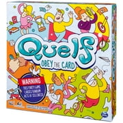 Spin Master Quelf Board Game: Party Game for Teens and Adults -Obey the Cards to Win Family Game Night - 300 Outrageous Action Cards Combines Quiz Questions, Stunts, Acting, and Hilarious Rules