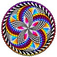 thumbnail image 1 of Spin Me Fuzzy Mandala Coloring Poster - 20x20, 1 of 1