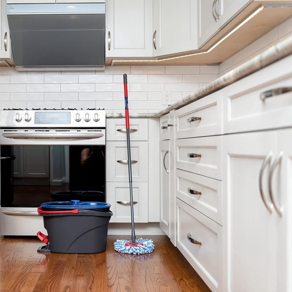 Spin Mop & Bucket System | Clean with Clean Water | Removes 99% of Bacteria