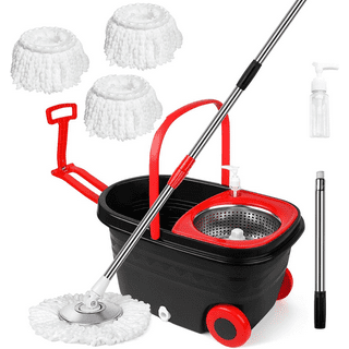 Moped Foot Free Hand Washing Automatic Mop Bucket Rotating Mop Wet