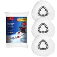 thumbnail image 1 of Spin Mop Replacement Heads Compatible with O Cedar EasyWring, Microfiber Refills, Machine Washable, 3 Pack, 1 of 9