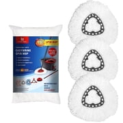 Home Times Spin Mop Replacement Heads Compatible with O Cedar EasyWring, Microfiber Refills, Machine Washable, 3 Pack