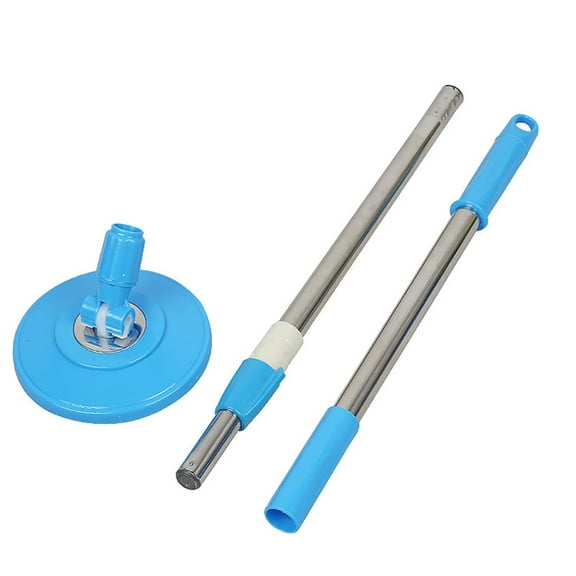 Spin Mop Pole Handle Replacement, fenze Household 360 Degrees Rotating Telescopic Replacement Handle Cleaning Tool Accessories Enhanced Thickened Version for Cleaning Home Office, Blue