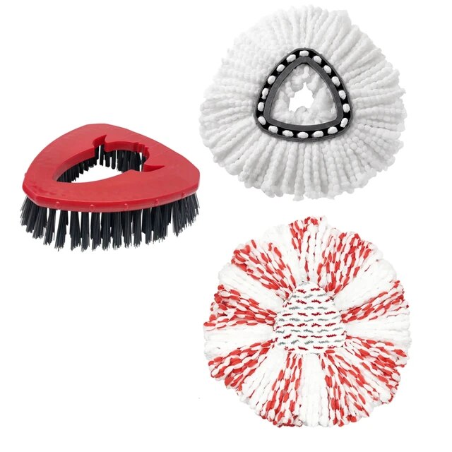 Spin Mop Replace Head Base Scrub Mop Brush Head Replacement for Vileda