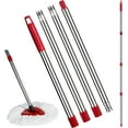 thumbnail image 1 of Spin Mop Replacement Handle for O Cedar - 4-Section 32" to 58" Mop Handle Replacement Stick Compatible with O-Cedar, EasyWring Mop Refills/Base, 1 of 8