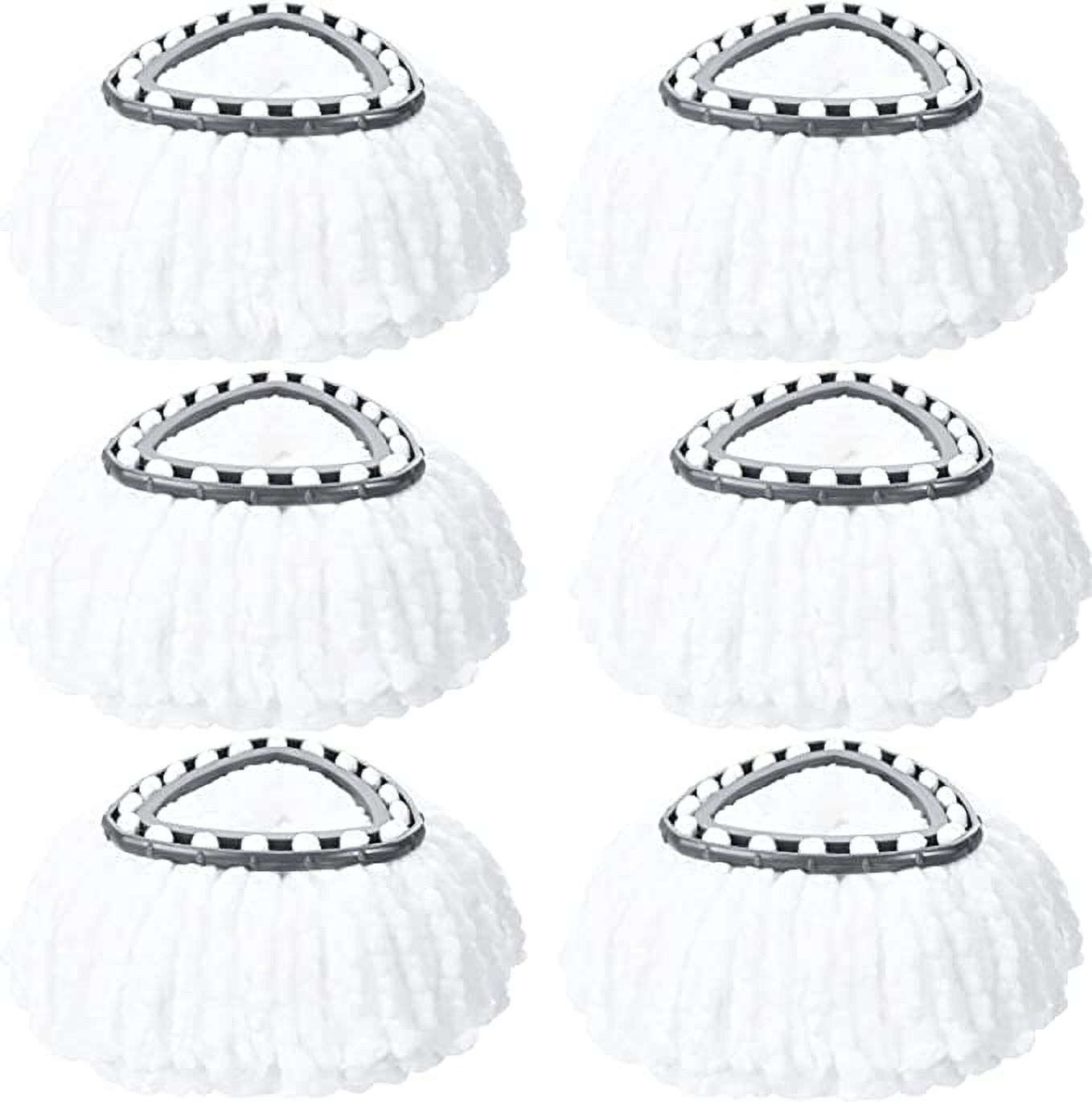 Spin Mop Replacement Heads,6 Pack Spin Mop Refills, Easy Cleaning o