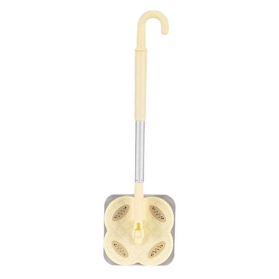 Spin Mop Replacement Mop Handle, 17.3*5.1 Inch Rotating Telescopic Replacement Mop Stick with Reinforced Plastic Disc for Floor Cleaning